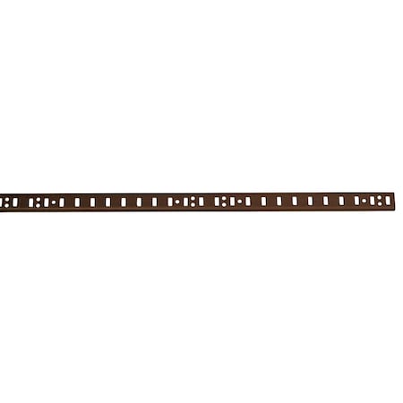 Hardware Resources 60" Brown Single-Track Shelf Standard TRK01-60BRN